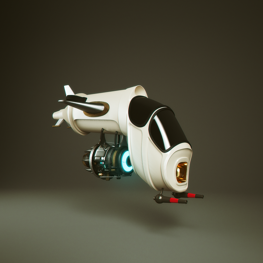 Spaceship 3D visualization