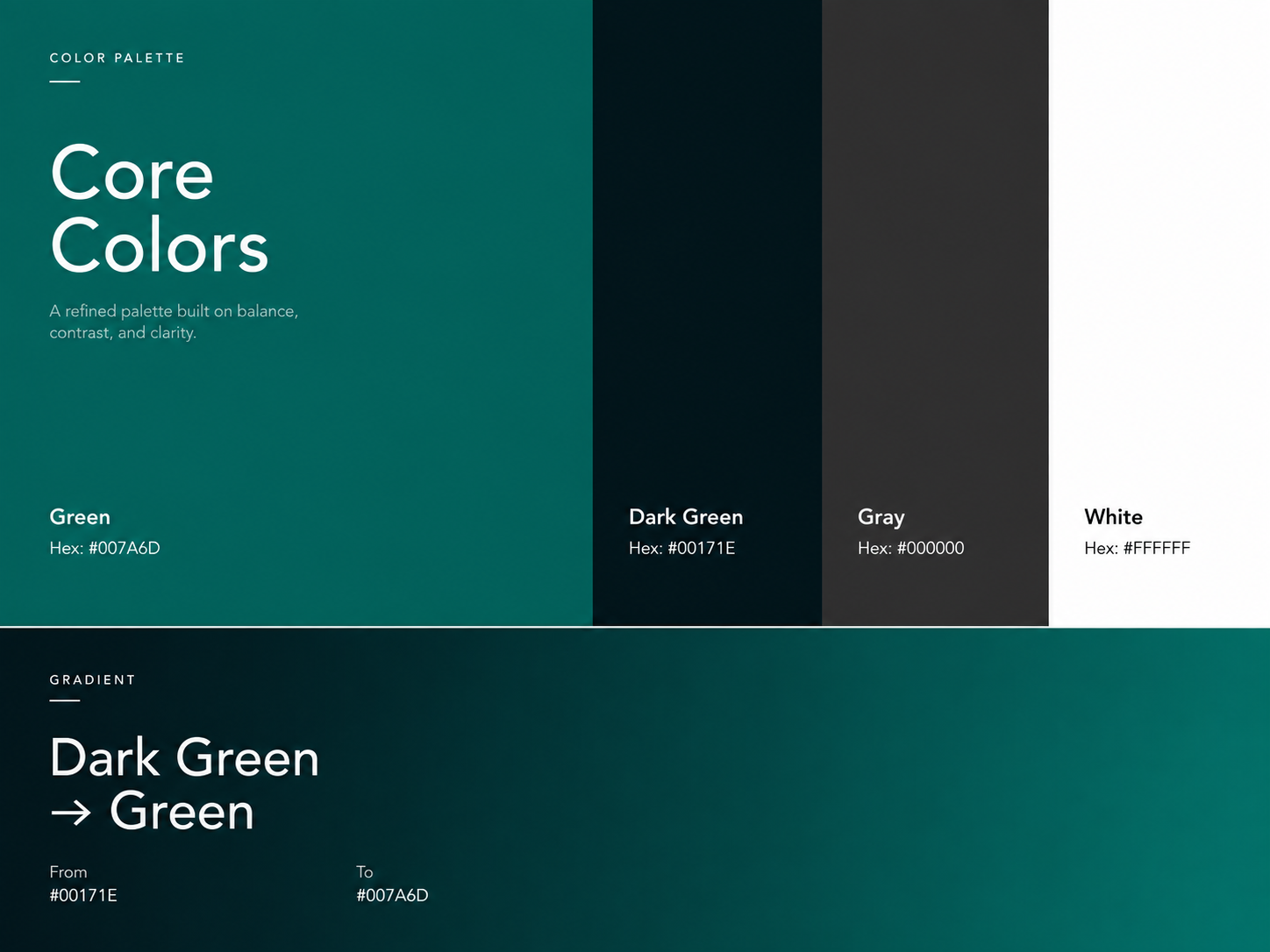 A-State core color palette and gradient system