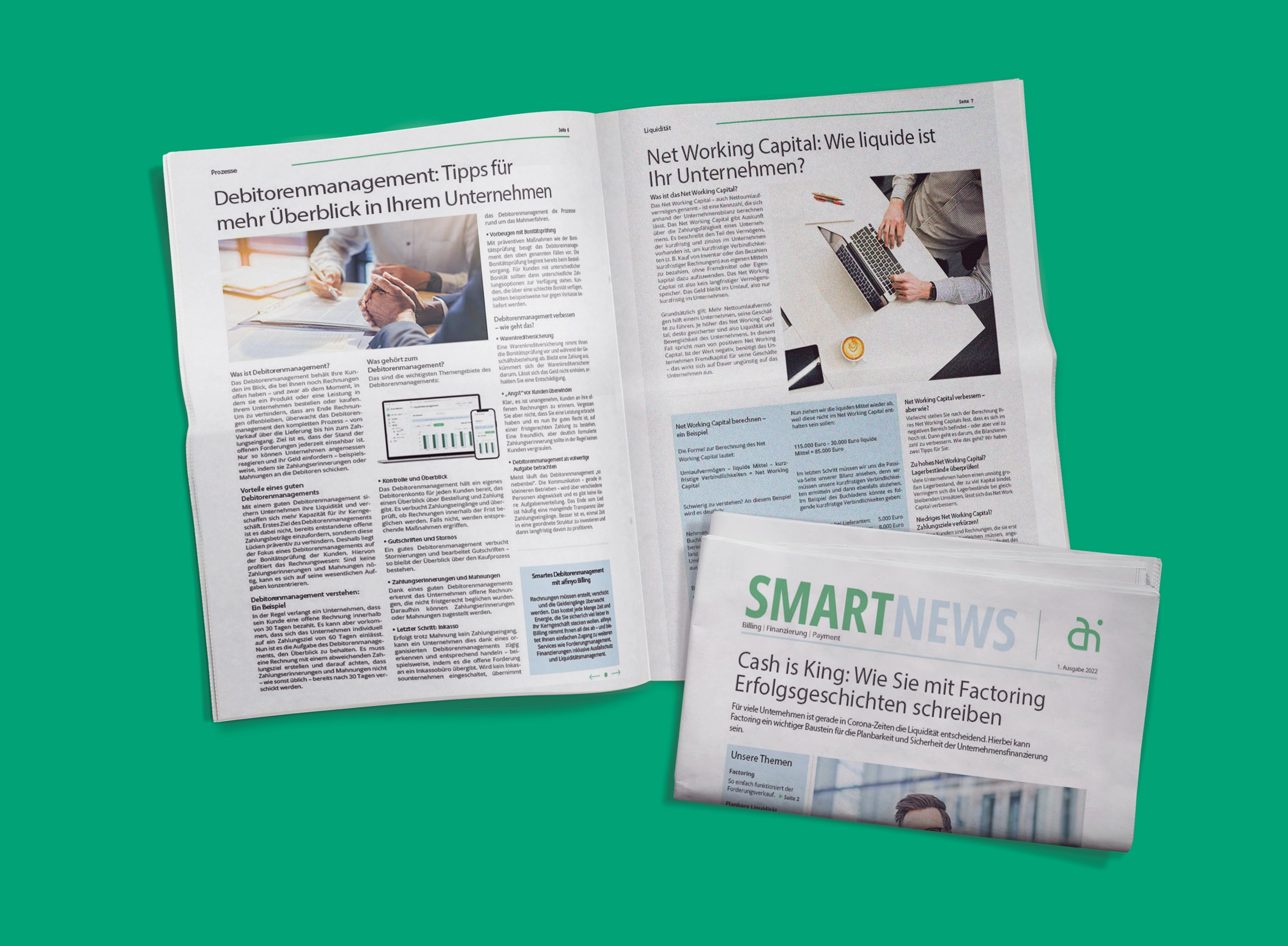 aifinyo Smart News first edition presentation