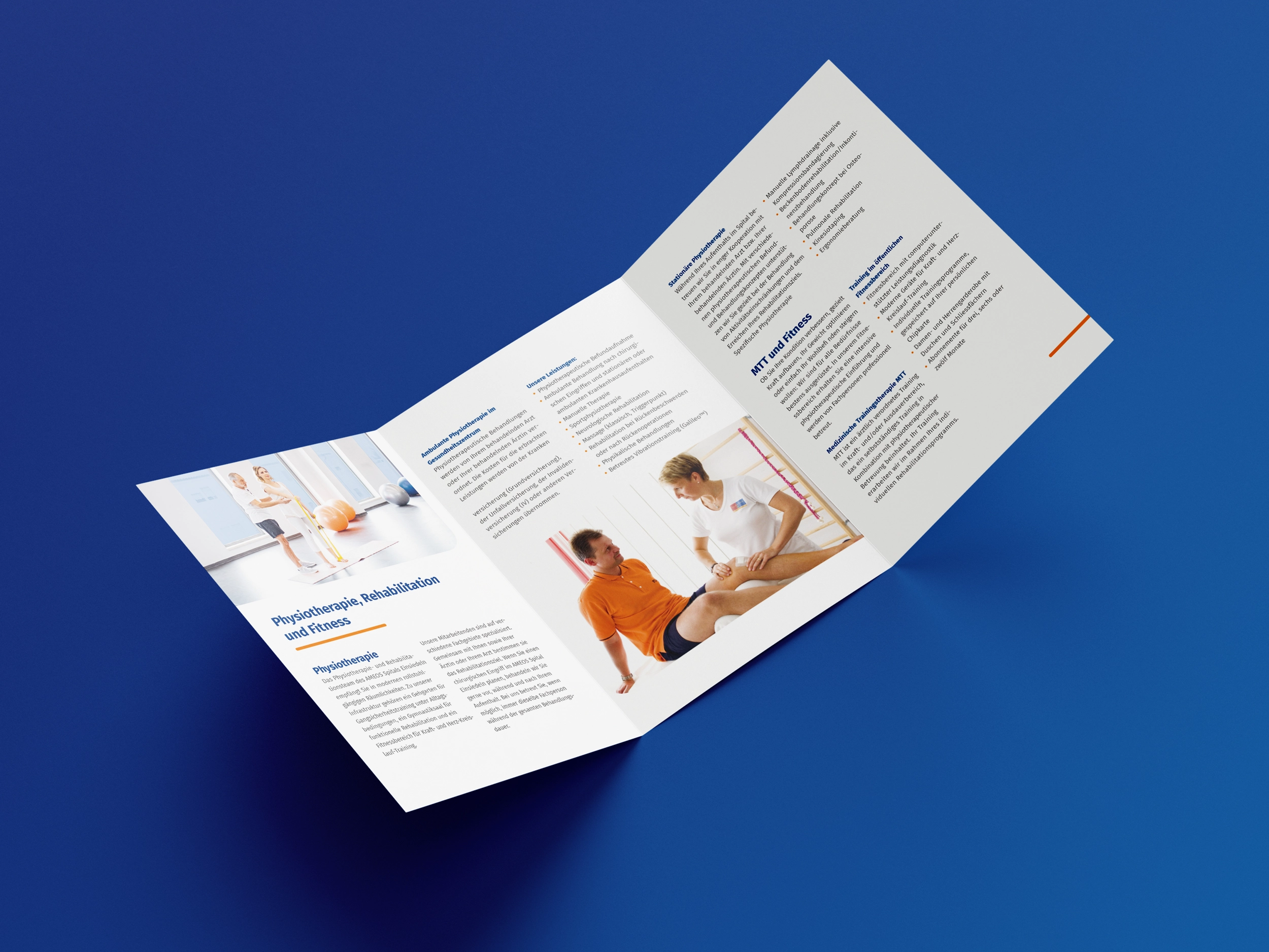 AMEOS Physio Einsiedeln flyer detail