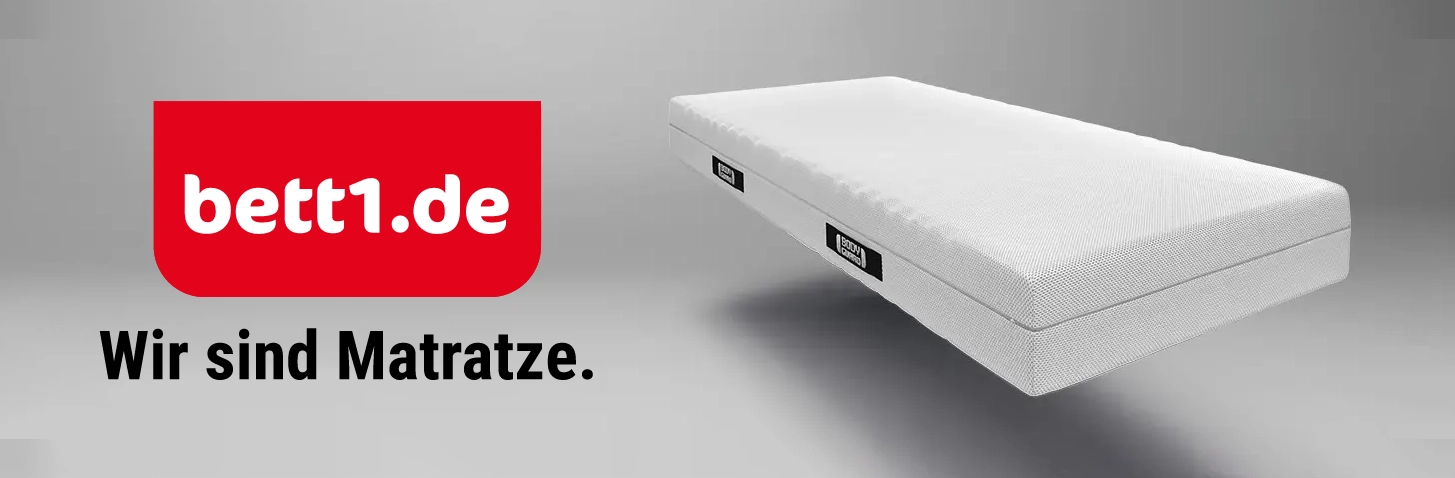 Bett1.de mattress campaign hero