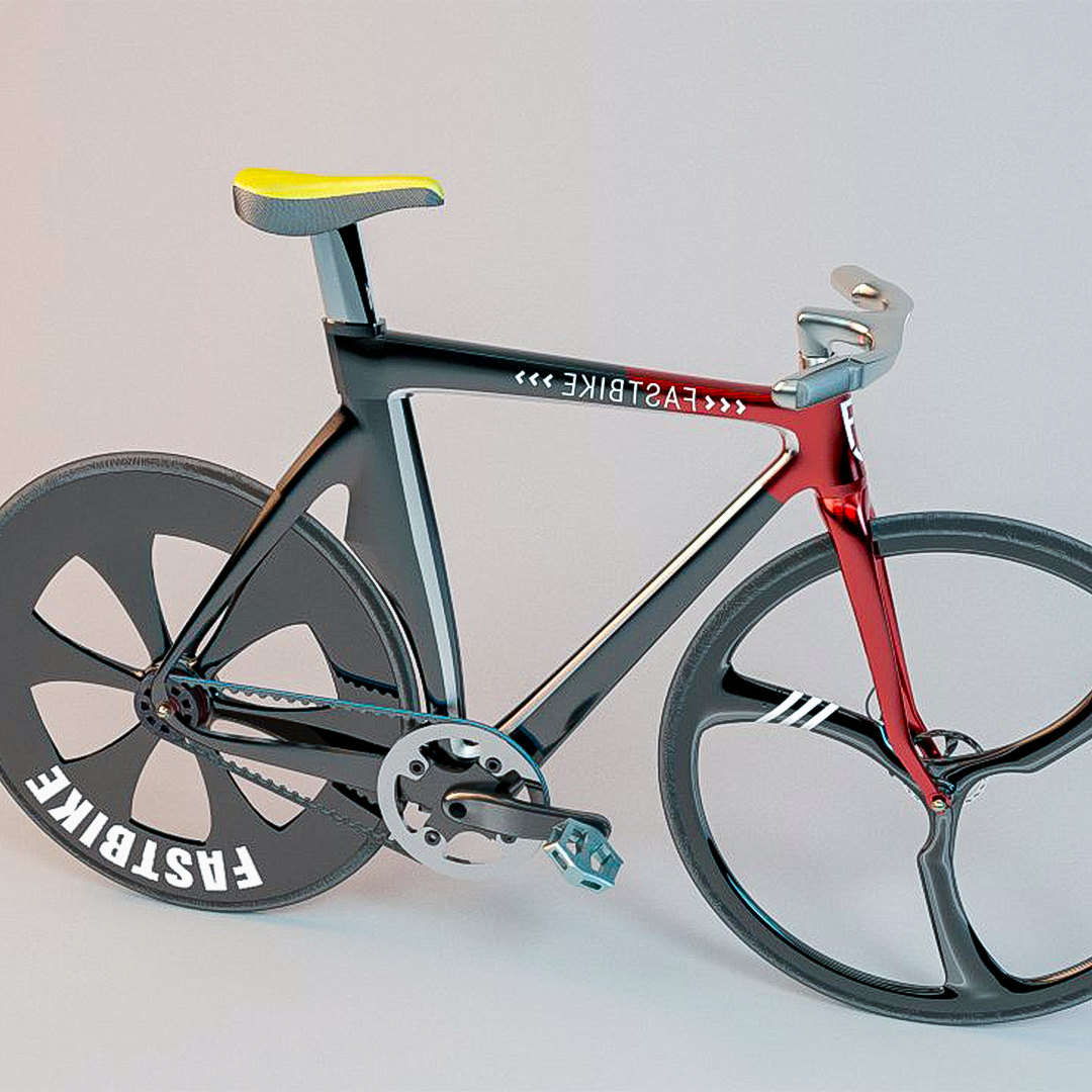 Fastbike material visualization
