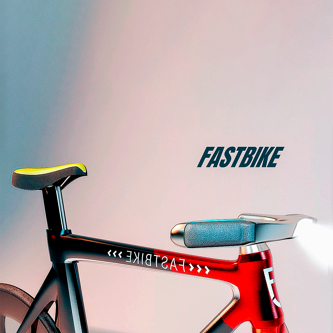 Fastbike rendered scene