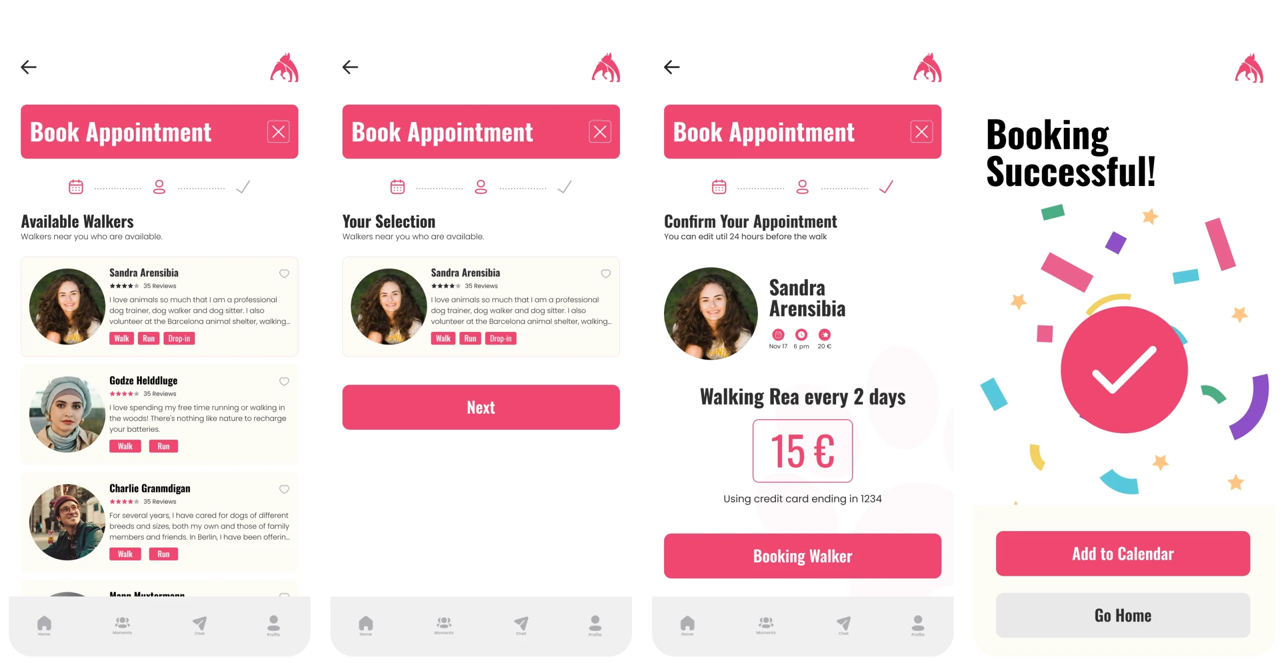 PawsGo high-fidelity interface detail four