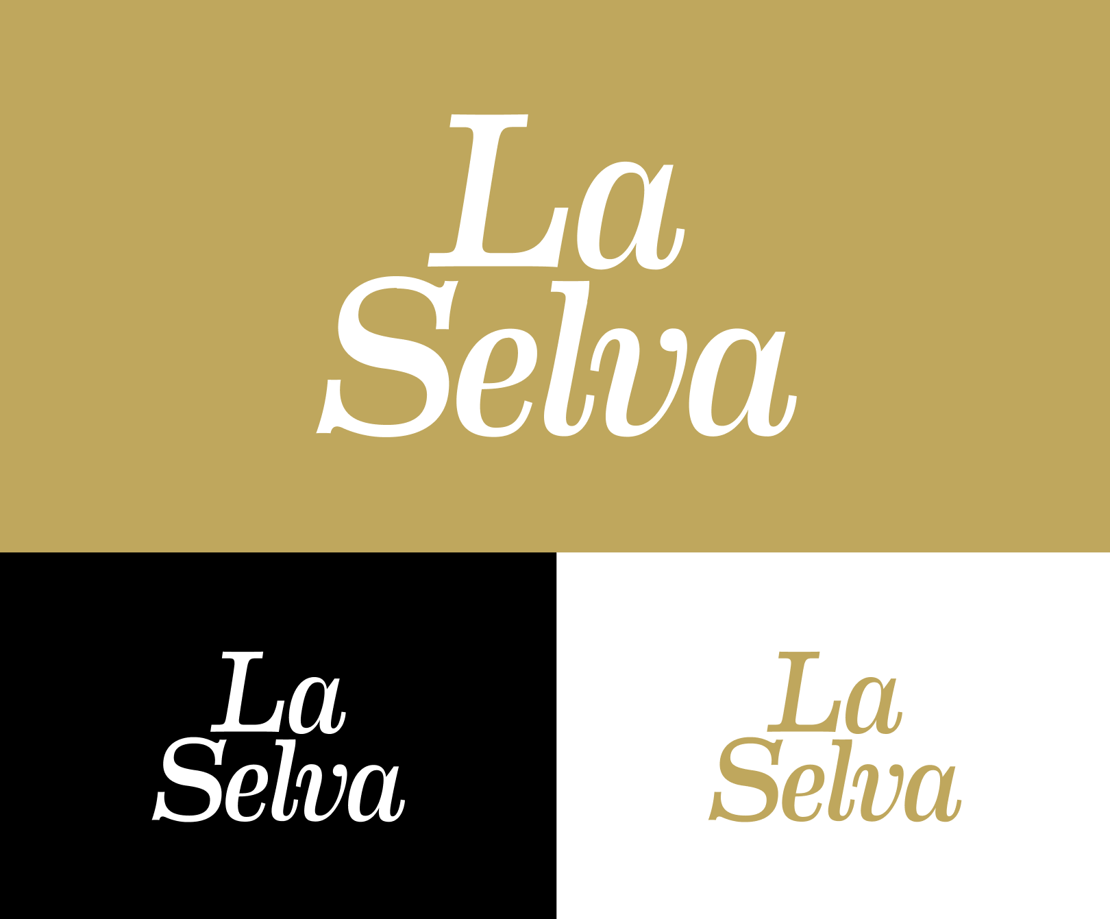 La Selva logo identity and color applications