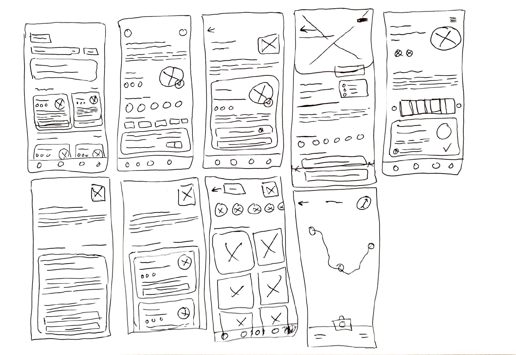 PawsGo paper sketches