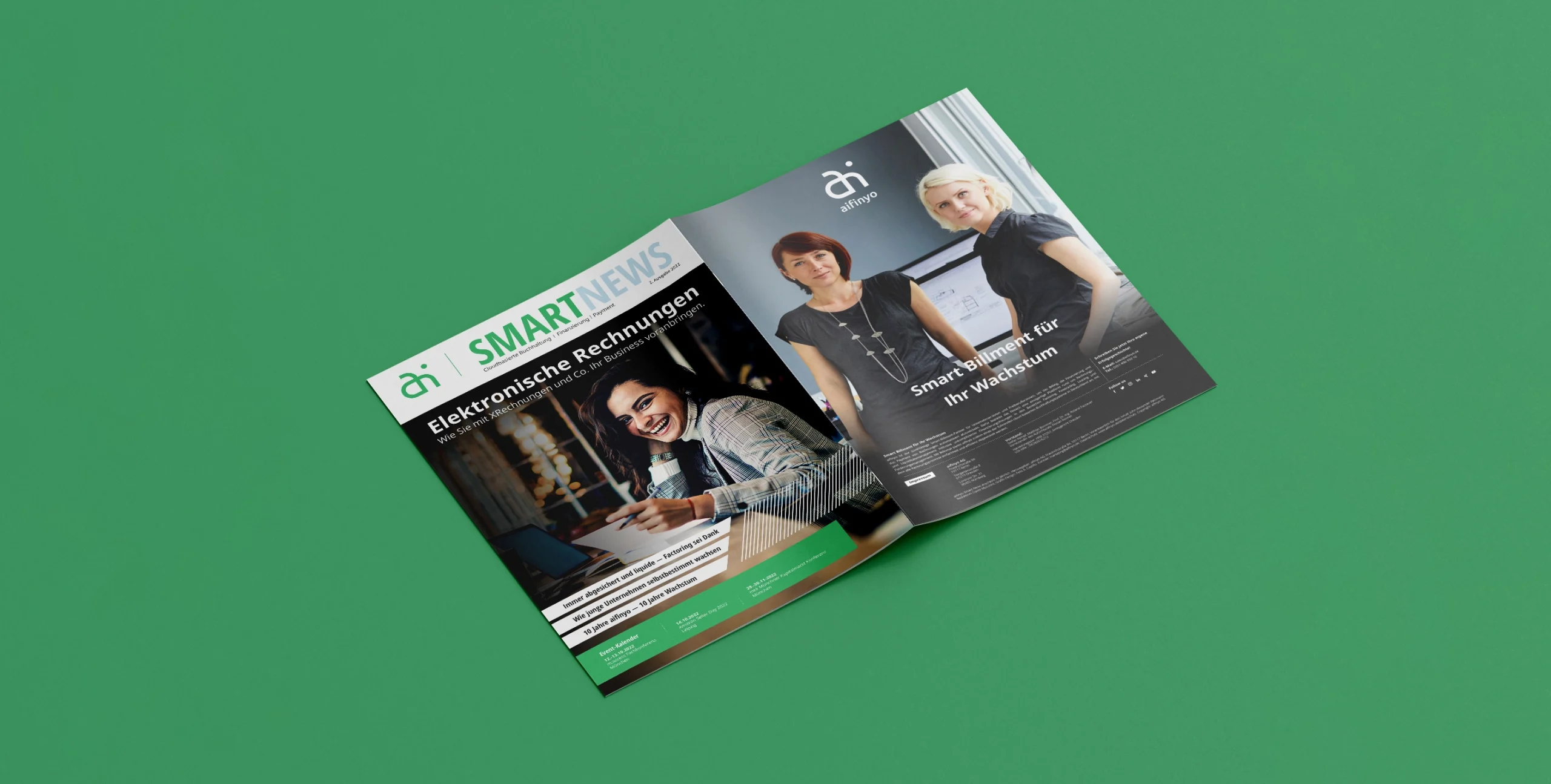 aifinyo Smart News second edition cover and editorial presentation