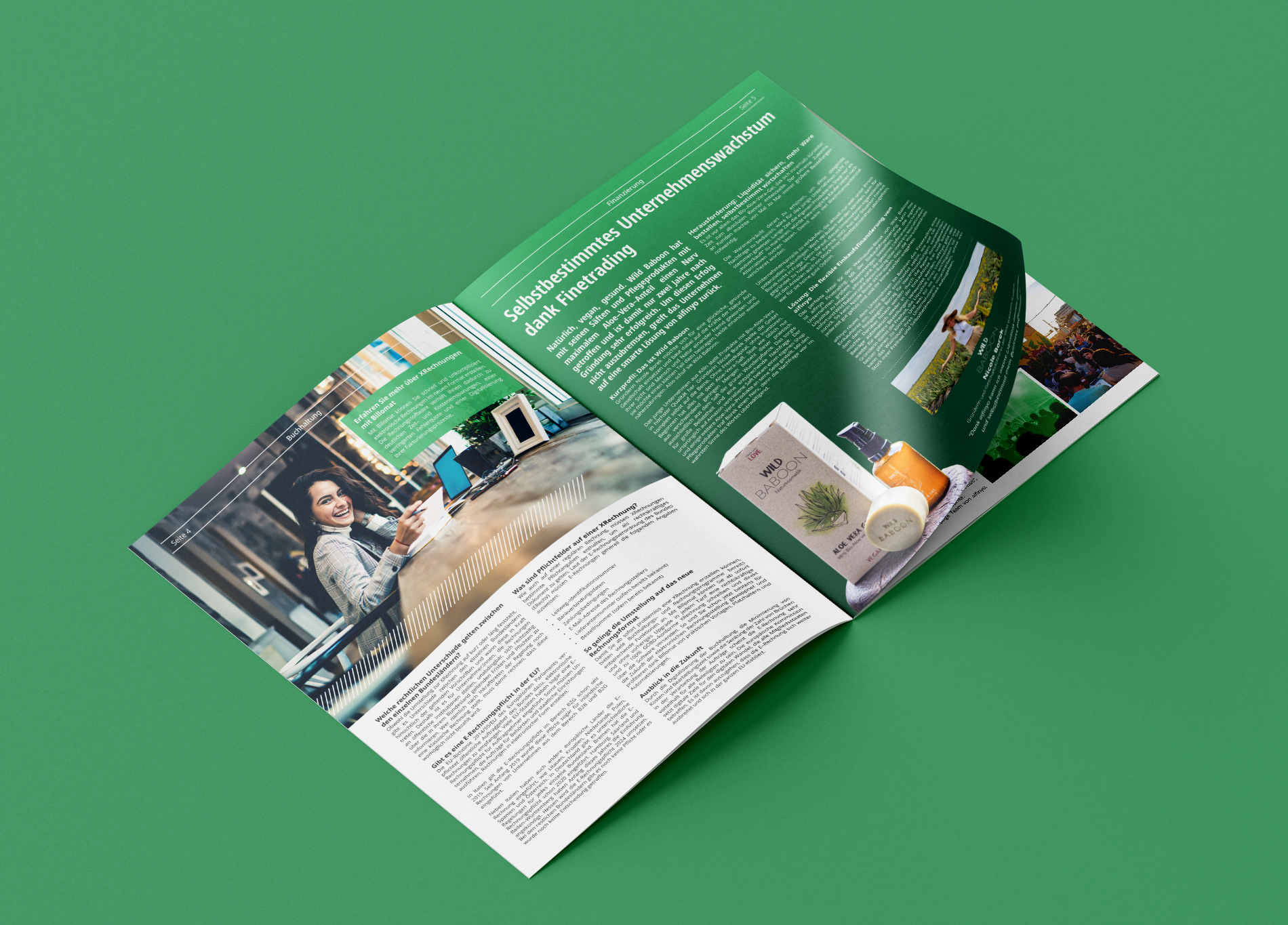 aifinyo Smart News editorial spread about business growth