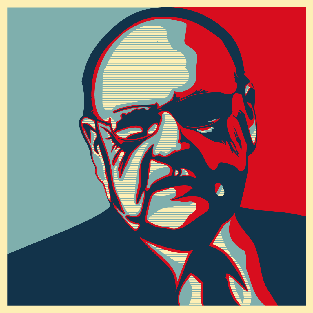 Wilfried Scharnagl portrait illustration
